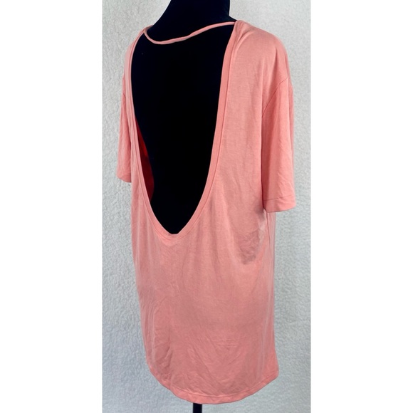 (NWT) AMERICAN APPAREL • Desert Flower Brushed Jersey Open-Back Short Sleeve Tee - Picture 9 of 16